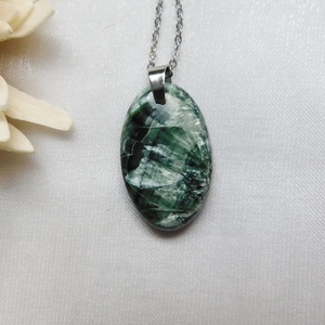 Szerafinit medál acél láncon - ékszer - nyaklánc - medál - Meska.hu