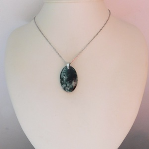 Szerafinit medál acél láncon - ékszer - nyaklánc - medál - Meska.hu