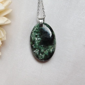 Szerafinit medál acél láncon - ékszer - nyaklánc - medál - Meska.hu