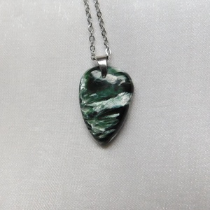 Szerafinit medál acél láncon - ékszer - nyaklánc - medál - Meska.hu