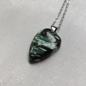 Szerafinit medál acél láncon - ékszer - nyaklánc - medál - Meska.hu