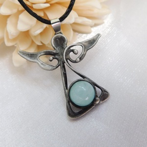 Jáde angyal medál - Meska.hu