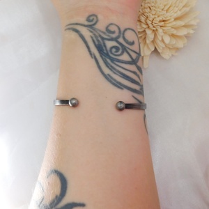 Karperec aventurinnal és hegyikristállyal - ékszer - karkötő - karperec - Meska.hu