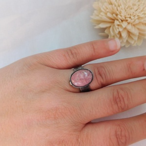 Rodonit gyűrű - ékszer - gyűrű - szoliter gyűrű - Meska.hu