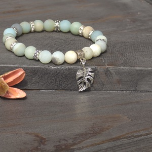 Amazonit Ásvány Karkötő � Remény és nyugalom karkötő - ékszer - karkötő - ásványkarkötő - Meska.hu