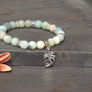Amazonit Ásvány Karkötő � Remény és nyugalom karkötő, Ékszer, Karkötő, Ásványkarkötő, Ékszerkészítés, MESKA