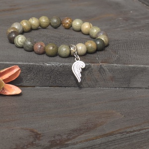 Angyali Oltalom és Belső béke Ásvány Karkötő  - ékszer - karkötő - ásványkarkötő - Meska.hu