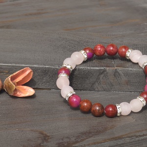 Szenvedély és Harmónia Ásvány Karkötő - ékszer - karkötő - ásványkarkötő - Meska.hu