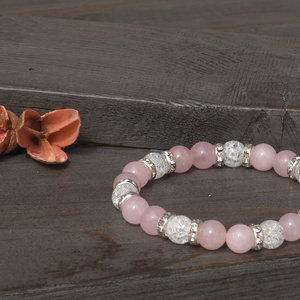 Lelki támogatás és Szeretet- Ásvány Karkötő - ékszer - karkötő - ásványkarkötő - Meska.hu