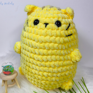 Cica amigurumi plüss - Kamilla, Játék & Sport, Plüssállat & Játékfigura, Cica, Horgolás, MESKA