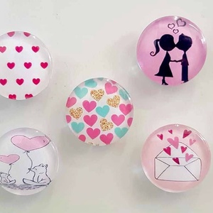 Valentin napi hűtőmágnesek, Otthon & Életmód, Konyhafelszerelés, tálalás, Konyhai dekoráció, Hűtőmágnes, Mindenmás, MESKA