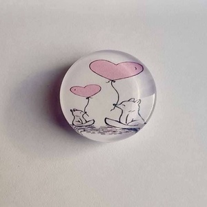 Valentin napi hűtőmágnesek - otthon & életmód - konyhafelszerelés, tálalás - konyhai dekoráció - hűtőmágnes - Meska.hu