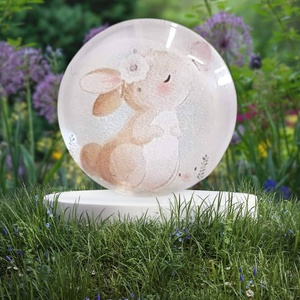 Pasztell nyuszis hűtőmágnes � húsvéti tavaszi dekor - Meska.hu