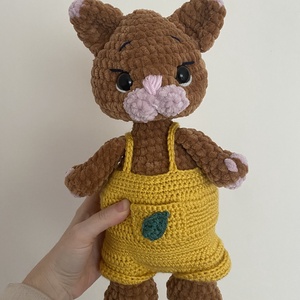 Horgolt Cica Amigurumi, Játék & Sport, Plüssállat & Játékfigura, Cica, Horgolás, MESKA