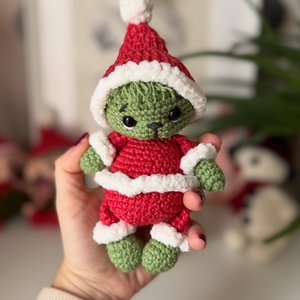 Horgolt grincs - Meska.hu