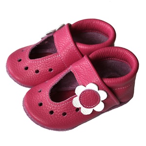 Hopphopp puhatalpú cipő - Virágos szandál/pink - ruha & divat - babaruha & gyerekruha - babacipő - Meska.hu
