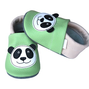 Új! Hopphopp puhatalpú cipő - Panda/Zöld - ruha & divat - cipő & papucs - cipő, szandál - Meska.hu