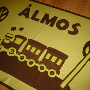 vonatos takaró ÁLMOS részére -  - Meska.hu
