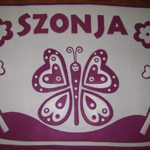 pillangós takaró - névre szólóan -  - Meska.hu