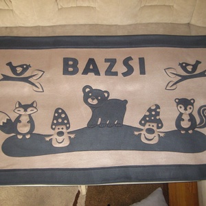 erdei állatos ágytakaró BAZSI részére -  - Meska.hu