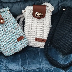 Mobil táska, Táska & Tok, Kézitáska & válltáska, Vállon átvethető táska, Horgolás, MESKA