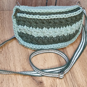 Crossbody táska, Táska & Tok, Kézitáska & válltáska, Vállon átvethető táska, Horgolás, MESKA