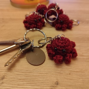 Polip kulcstartó, Táska & Tok, Kulcstartó & Táskadísz, Kulcstartó, Horgolás, MESKA