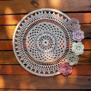 Mandala - horgolt dekoráció  - otthon & életmód - dekoráció - Meska.hu