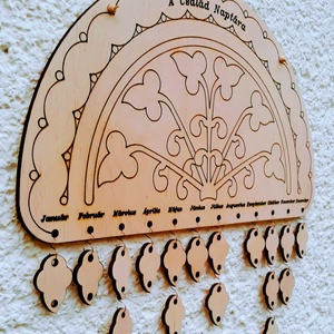 A család naptára - otthon & életmód - dekoráció - kép & falikép - táblakép - Meska.hu