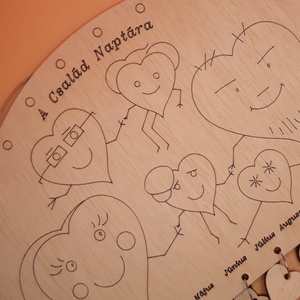 Csupaszív, vidám családi naptár - Meska.hu