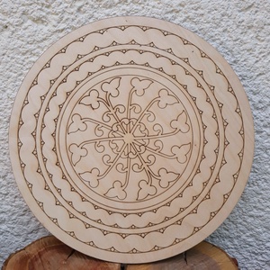 Mandala - itáliai minta - festhető fa -fess, meditálj, dekorálj - Meska.hu