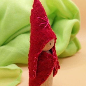 Manócska - waldorf inspiráció - játék & sport - készségfejlesztő és logikai játék - montessori szivárvány, waldorf játékok - Meska.hu