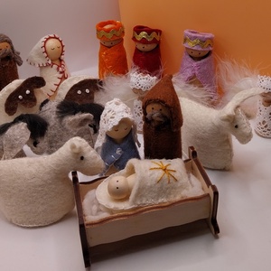 Betlehemi figurák - adventi dekoráció és játék - Meska.hu