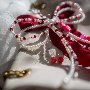 Táska charm vagy kulcstartó burgundi színben - táska & tok - kulcstartó & táskadísz - táskaakasztó - Meska.hu