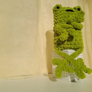 Béka plüss (leggy froggy), Játék & Sport, Plüssállat & Játékfigura, Béka, Horgolás, MESKA