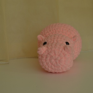 Amigurumi víziló plüss - játék & sport - plüssállat & játékfigura - más figura - Meska.hu