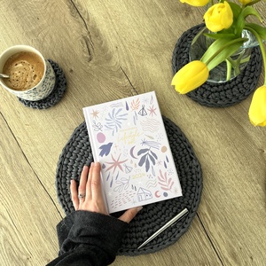 Konyhai horgolt alátétek - otthon & életmód - konyhafelszerelés, tálalás - tálalás - tányér- és poháralátét - Meska.hu