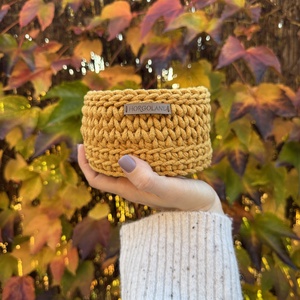 Lim-Lom őszi aprókosarak - otthon & életmód - tárolás & rendszerezés - tárolókosár - Meska.hu