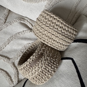 Tavaszi apró horgolt tárolók, Otthon & Életmód, Tárolás & Rendszerezés, Tárolókosár, Horgolás, MESKA