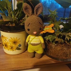 horgolt amigurumi nyuszi 3, Játék & Sport, Plüssállat & Játékfigura, Nyuszi, Hímzés, Horgolás, MESKA