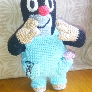 Amigurumi Kisvakond - játék & sport - plüssállat & játékfigura - plüss mesefigurák - Meska.hu
