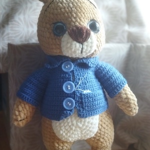 horgolt amigurumi nyuszi , Játék & Sport, Plüssállat & Játékfigura, Nyuszi, Horgolás, Hímzés, MESKA