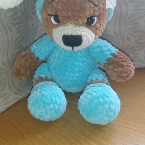 horgolt amigurumi maci  - Meska.hu
