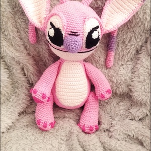 horgolt amigurumi Angel - játék & sport - plüssállat & játékfigura - nyuszi - Meska.hu