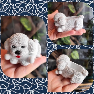 Kutyás virágtartó - otthon & életmód - virágdekoráció - virágtartó - függő virágtartó - Meska.hu