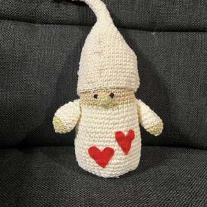 horgolt karácsonyi manó (20 cm) - Meska.hu