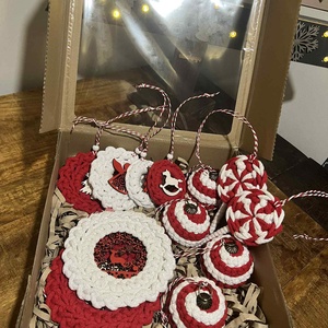 Nyalókás karácsonyi szett - Meska.hu