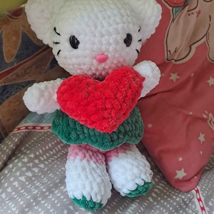 �� Kézzel horgolt Hello Kitty/cica �� - játék & sport - plüssállat & játékfigura - cica - Meska.hu