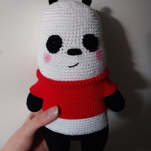 Horgolt Medvetesók-panda, Játék & Sport, Plüssállat & Játékfigura, Maci, Horgolás, MESKA