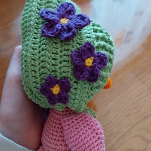 Horgolt kacsa - játék & sport - plüssállat & játékfigura - madár - Meska.hu